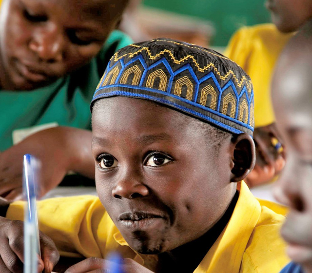 Girls in Kantaya program writing