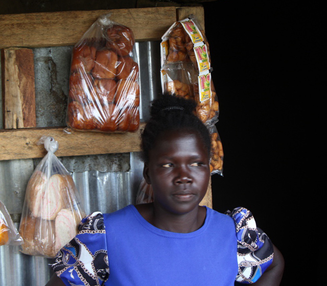 Women in AHIO program sewing