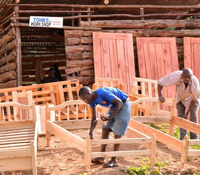 Girls in Kantaya program writing