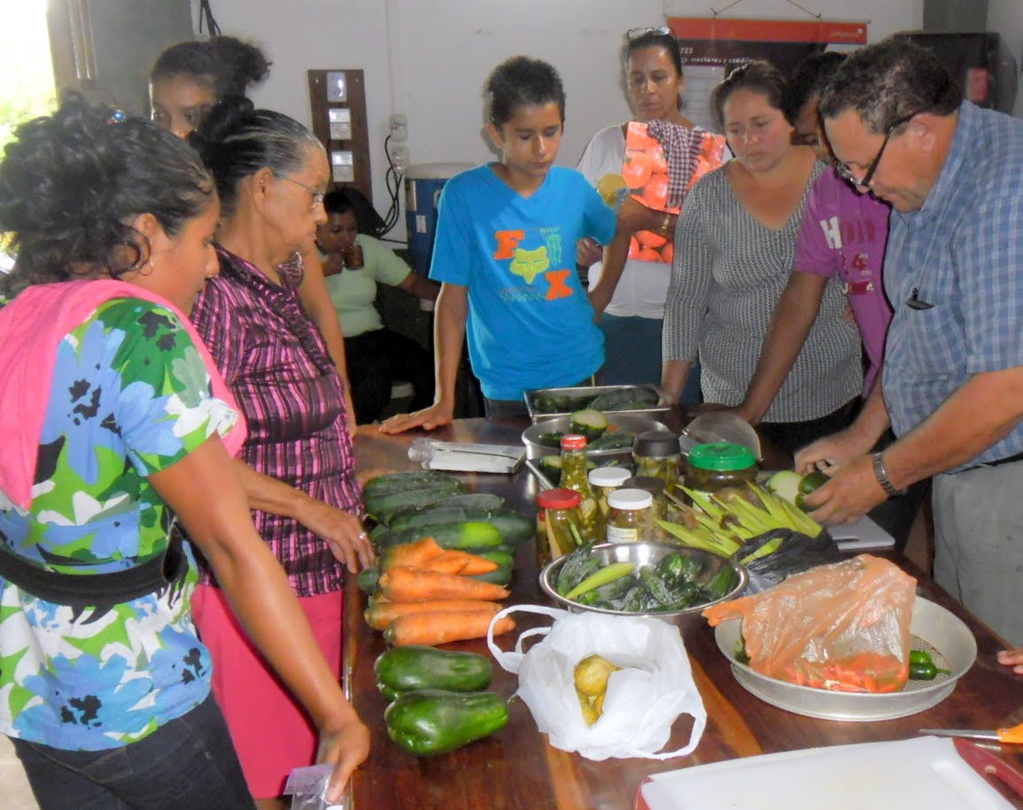 Self Help Int. teaching pickling of vegetables