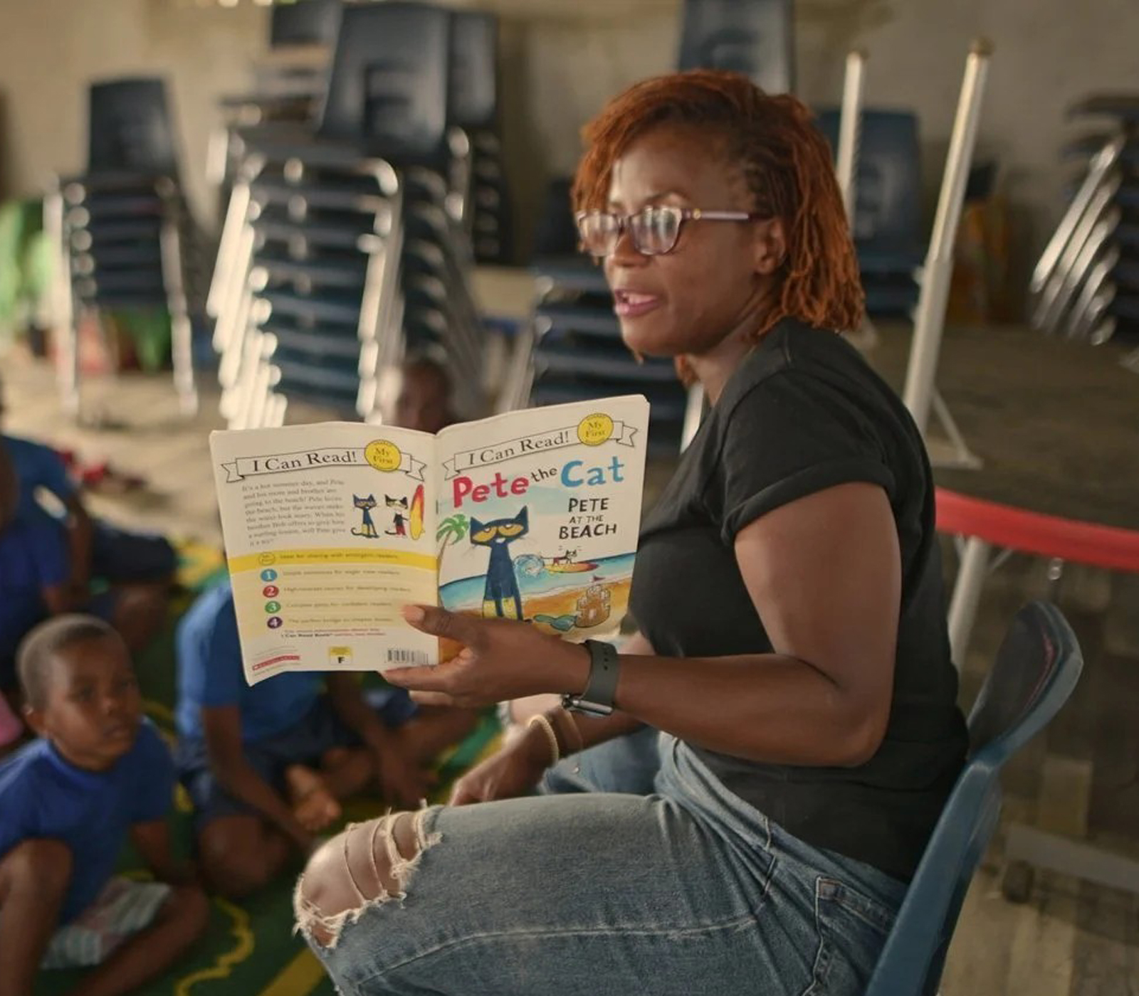 Current Grantees 10 Teacher reading to children