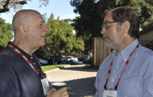 Antonio Puron MBA '80 and David Sowerwine MBA '72 1 Antonio Purón at a Project Redwood gathering